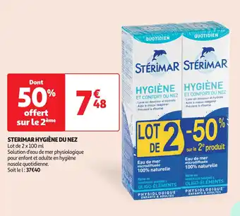 Auchan STERIMAR Hygiène du nez offre