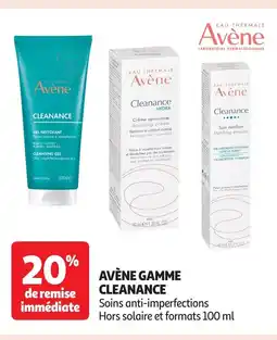 Auchan AVÈNE Gamme cleanance offre