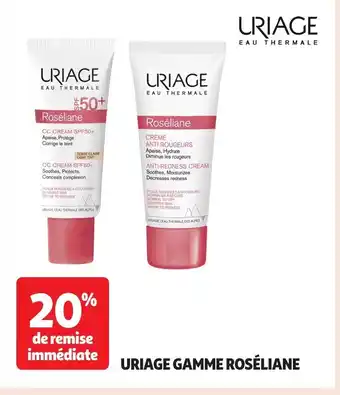 Auchan URIAGE Gamme roséliane offre