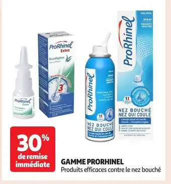 Auchan PRORHINEL Gamme offre