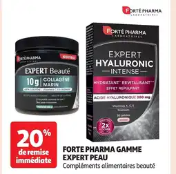 Auchan FORTE PHARMA Gamme expert peau offre