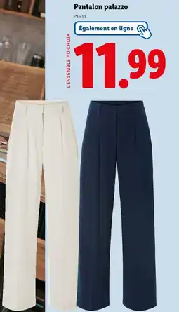 Lidl Pantalon palazzo offre