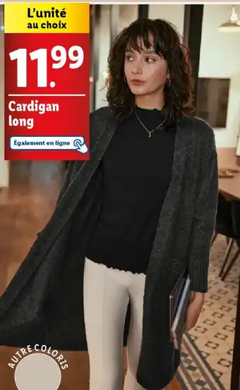 Lidl Esmara cardigan long offre