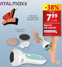 Lidl Vitalmaxx Appareil anti callosité offre