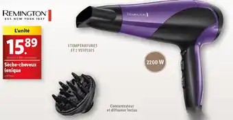 Lidl Remington sèche cheveux ionique offre