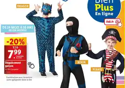 Lidl Déguisement garçon offre