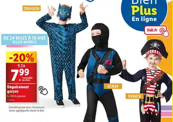 Lidl Déguisement garçon offre