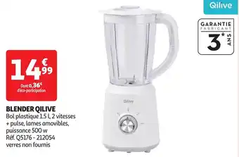 Auchan Qilive blender offre