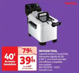 Auchan Tefal friteuse offre