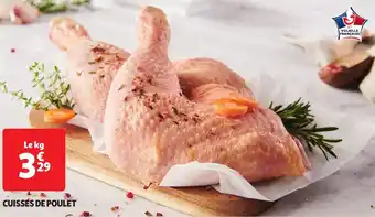 Auchan Volaille française cuisses de poulet offre