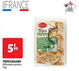 Auchan Víande bovine française tripes bigard offre