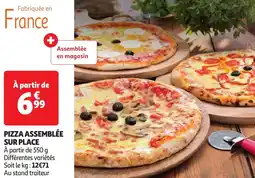 Auchan Pizza assemblée sur place offre