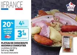 Auchan Le porc français plateau de choucroute auchan le charcutier offre