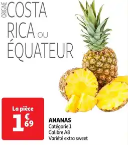 Auchan ANANAS offre