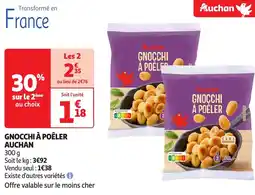 Auchan Auchan gnocchi à poêler offre