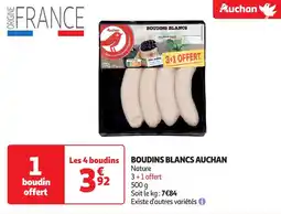 Auchan Auchan boudins blancs offre