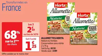 Auchan Herta Allumettes offre