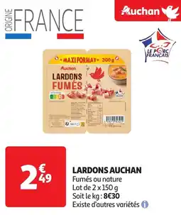 Auchan Auchan lardons offre