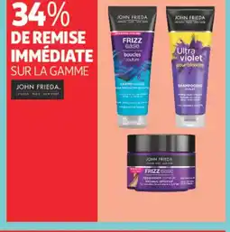 Auchan Parapharmacie JOHN FRIEDA Sur la gamme offre