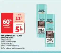 Auchan Parapharmacie L'ORÉAL PARIS Spray magic retouch offre