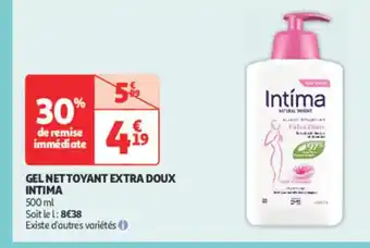 Auchan Parapharmacie Gel nettoyant extra doux offre