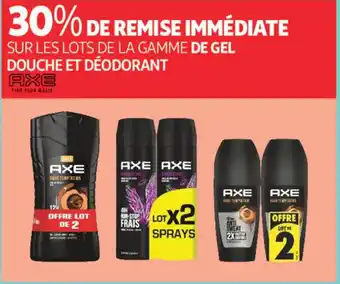 Auchan Parapharmacie Sur les lots de la gamme de gel douche et déodorant offre