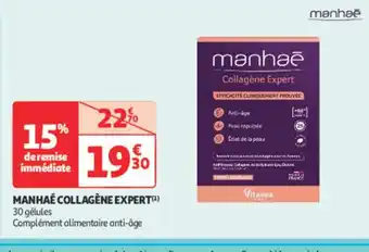 Auchan Parapharmacie Manhaé collagène expert offre