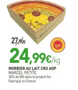 naturéO Morbier au lait cru aop offre