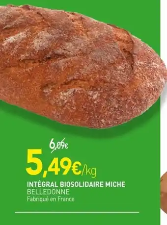 naturéO Intégral biosolidaire miche offre