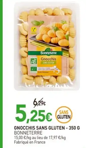 naturéO Gnocchis sans gluten offre