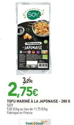 naturéO Tofu mariné à la japonaise offre