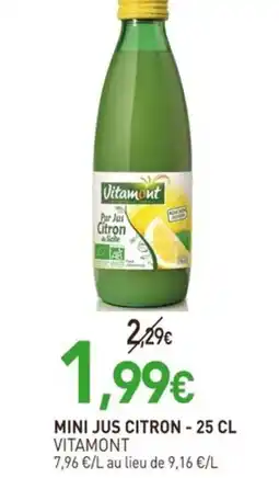 naturéO VITAMONT Mini jus citron offre