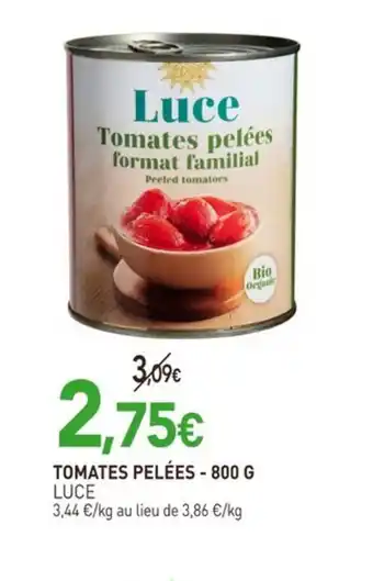 naturéO LUCE Tomates pelées offre