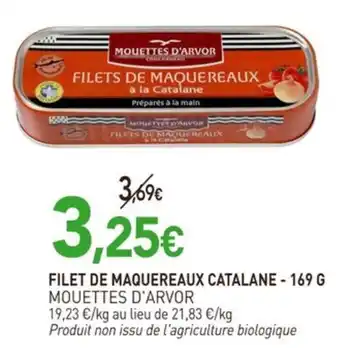 naturéO MOUETTES D'ARVOR Filet de maquereaux catalane offre