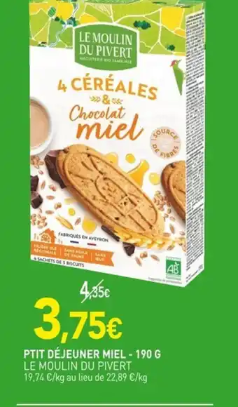 naturéO Ptit déjeuner miel offre