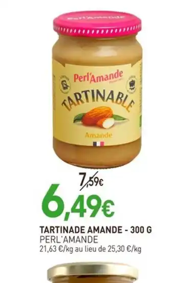 naturéO PERL'AMANDE Tartinade amande offre