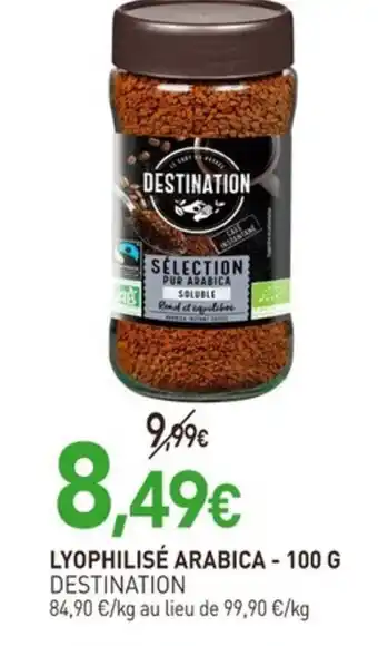 naturéO DESTINATION Lyophilisé arabica offre