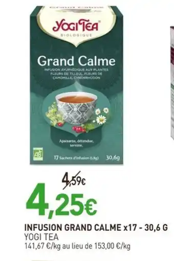 naturéO YOGI TEA Infusion grand calme offre