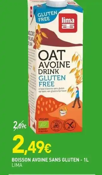 naturéO LIMA Boisson avoine sans gluten offre