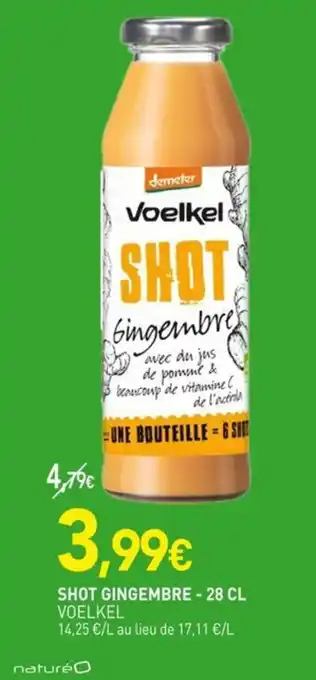 naturéO VOELKEL Shot gingembre offre