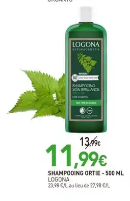 naturéO LOGONA Shampooing ortie offre