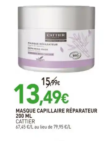 naturéO CATTIER Masque capillaire réparateur offre