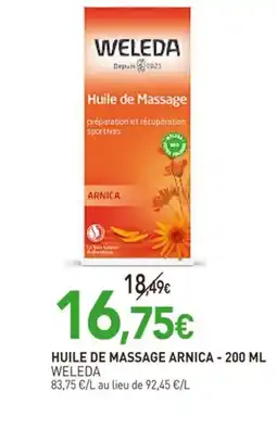 naturéO WELEDA Huile de massage arnica offre