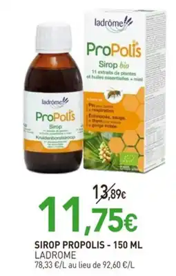 naturéO LADROME Sirop propolis offre