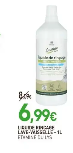 naturéO ETAMINE DU LYS Liquide rincage lave-vaisselle offre