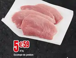 Carrefour Escalope de jambon offre