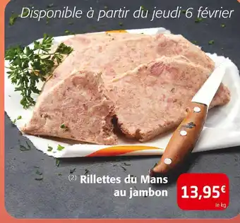 Colruyt Rillettes du mans au jambon offre