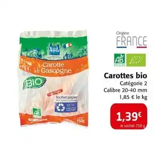 Colruyt Carottes bio offre