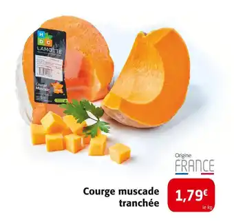 Colruyt LAMOTTE Courge muscade tranchée offre