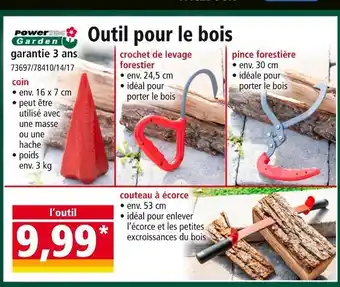 Norma Power Garden Outil pour le bois offre